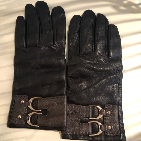 Cole Haan Leather Gloves - Picture 1 of 5
